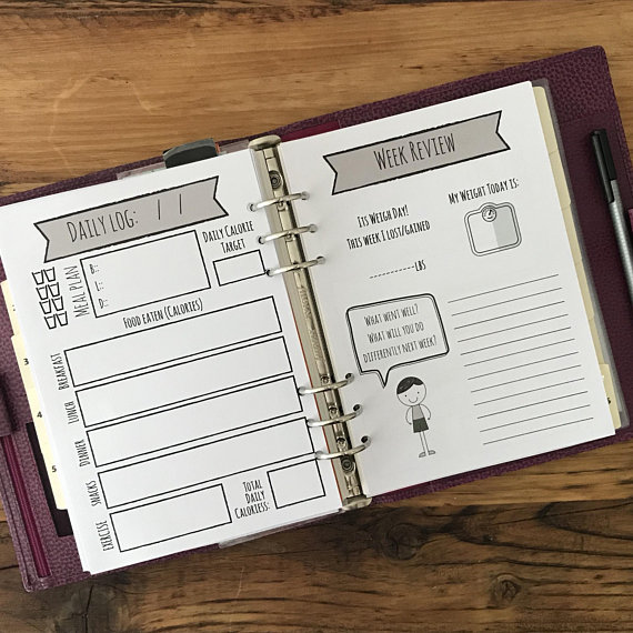 Weight Loss Diary & Calorie Tracker 6
