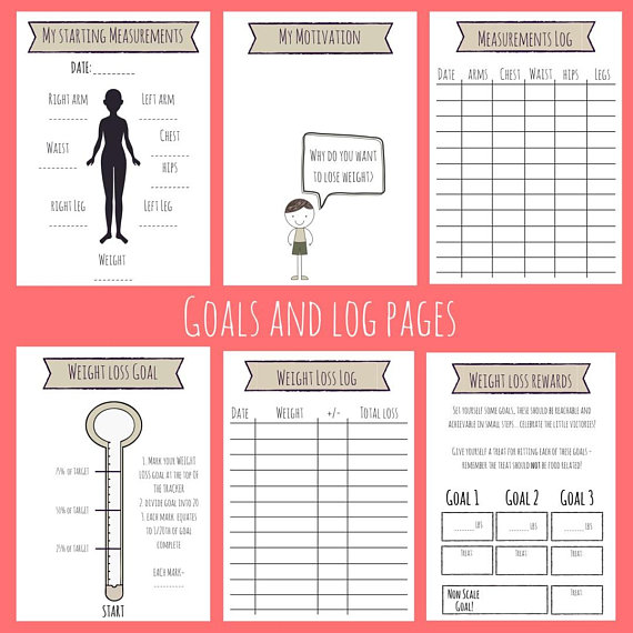 Weight Loss Diary & Calorie Tracker 7