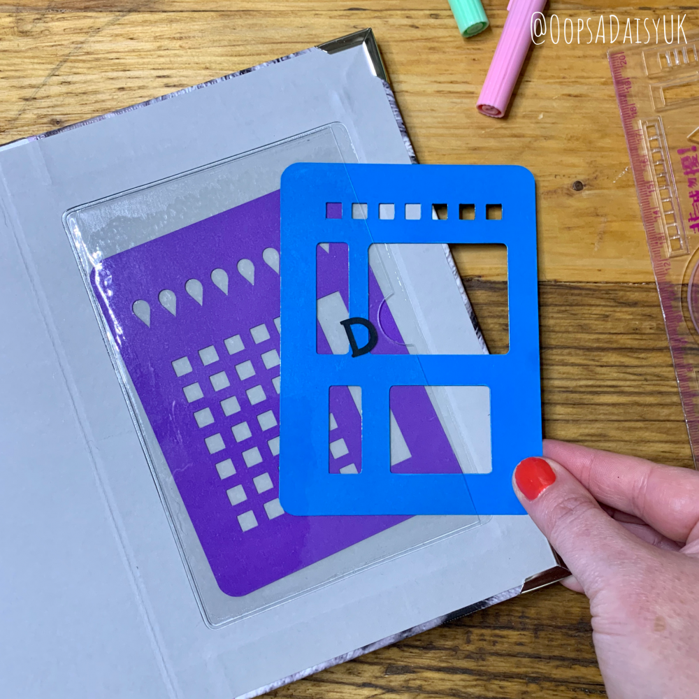 Pocket Stencil Adhesive Storage Pocket