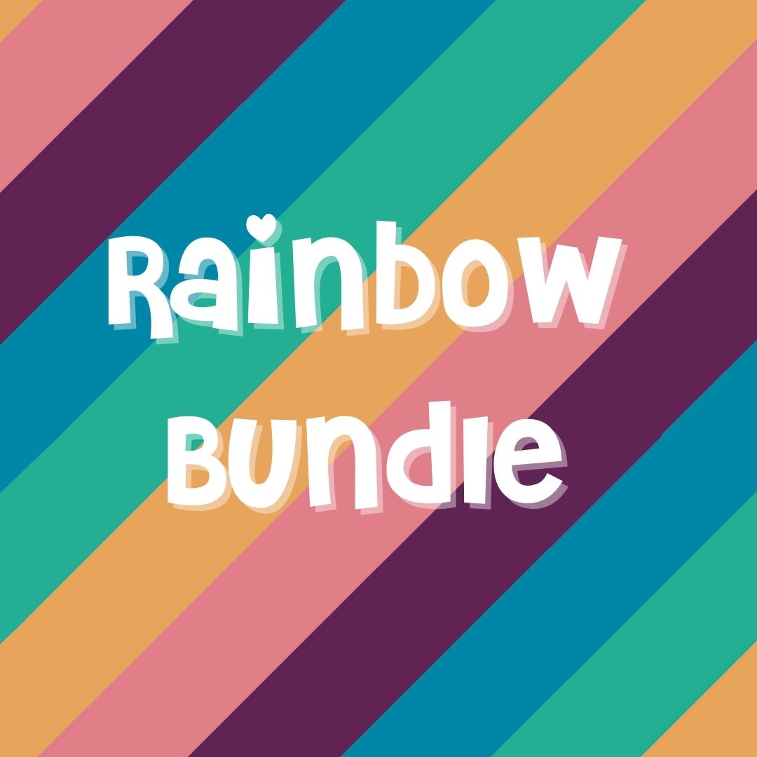 CAT ICON - Rainbow Themed Bullet Journal Bundle