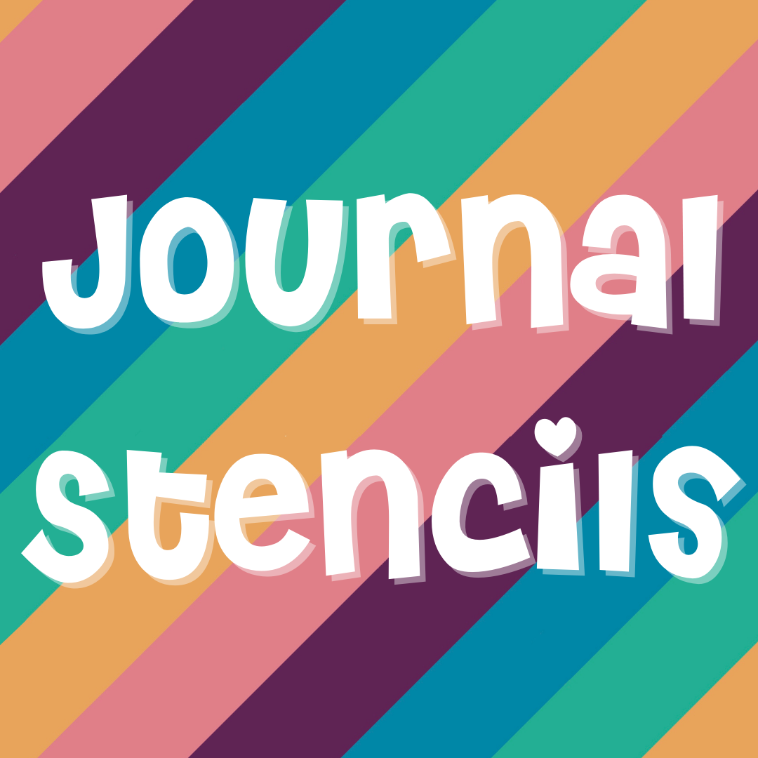 Zencils Jazzy Journals Stencil set