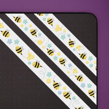 Bees Washi Tape -Black