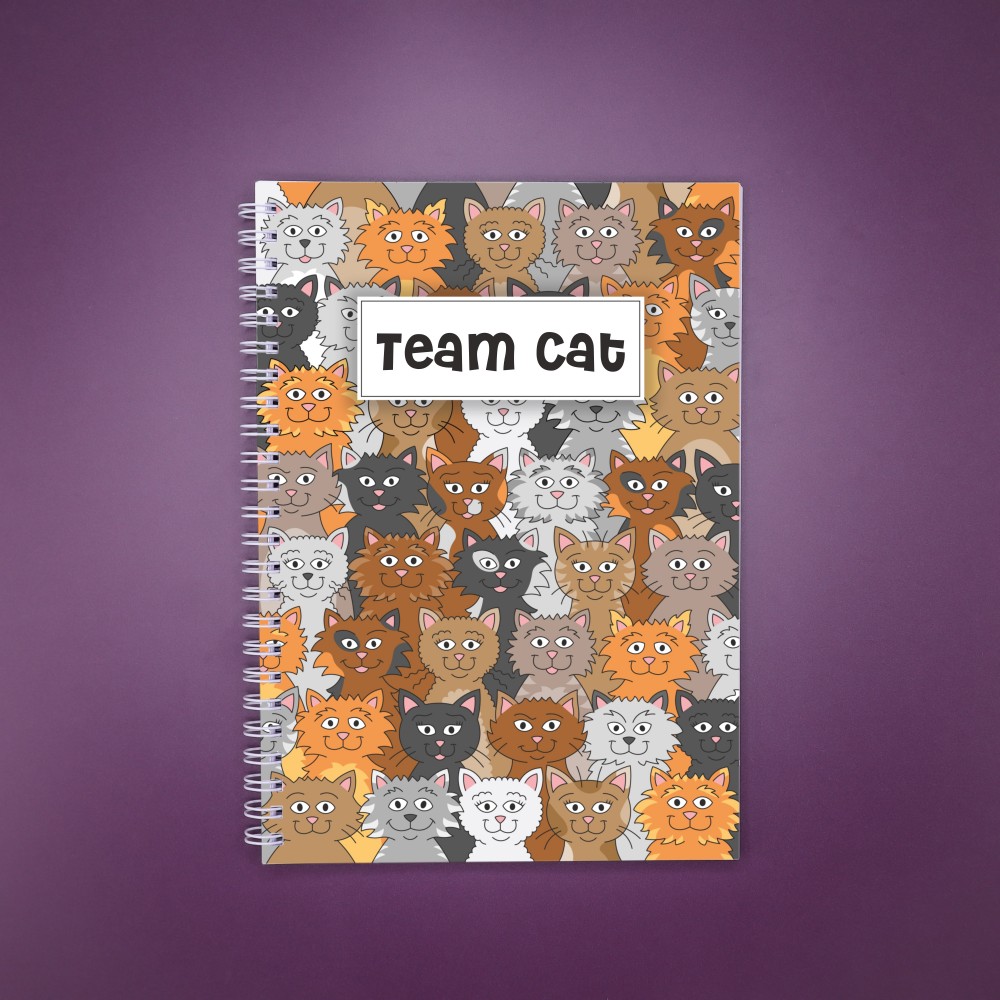Team Cat - Notebook Cover