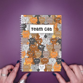 Team Cat - Notebook Cover Hands