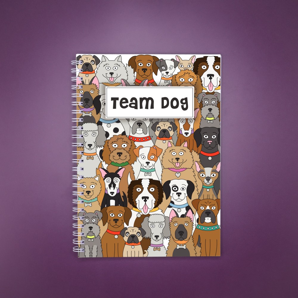 Team Dog - Notebook Cover