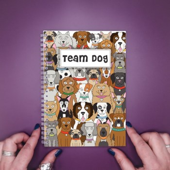 Team Dog - Notebook Cover Hands