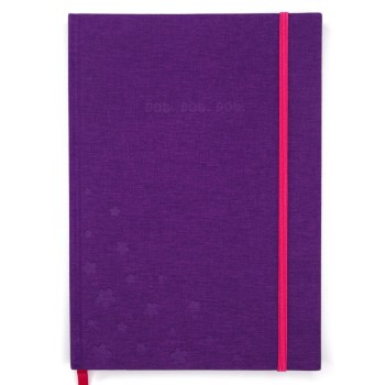 A5 Dot Grid Journal Regency Purple Plain