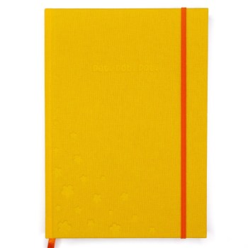 A5 Dot Grid Journal Sunshine Yellow Plain