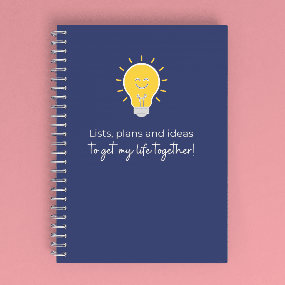 Lightbulb - A5 Wire Bound Notebook