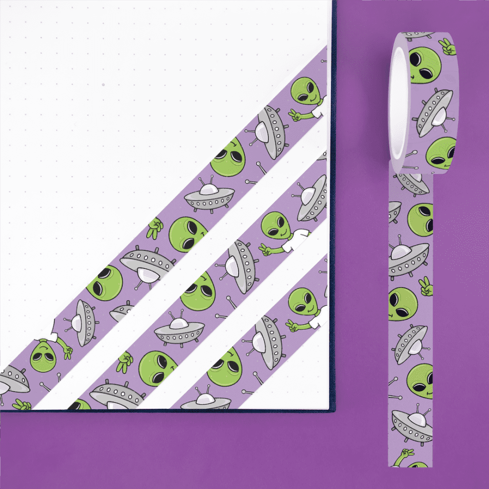 Little Green Man Washi Tape