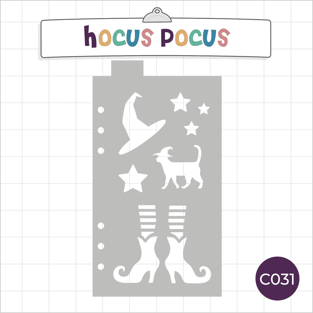 Hocus Pocus - Classic A5 Journal Stencil