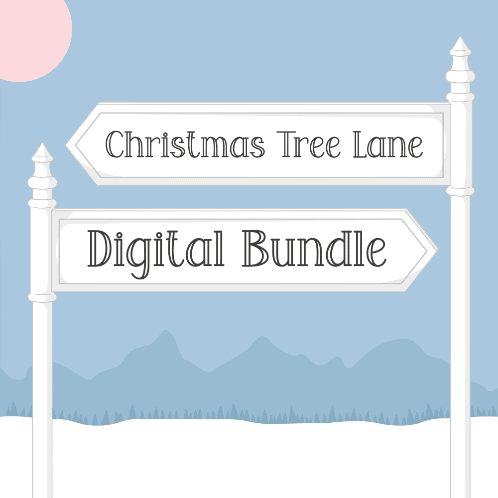 December 2023 - Christmas Tree Lane Digital Bundle