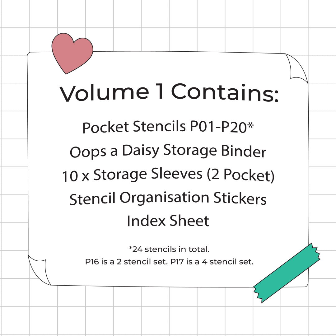 Pocket Stencil – Complete Collection – Volume 1