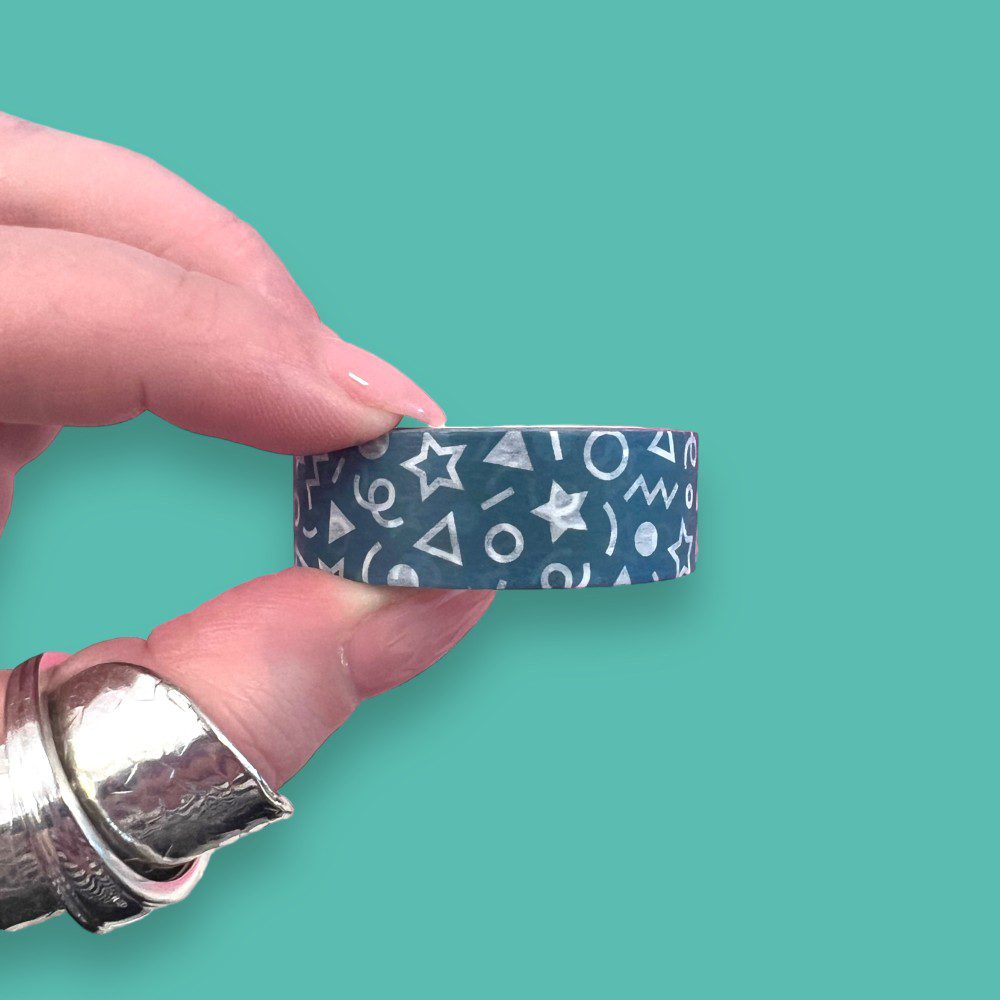 Teal Confetti Washi Tape