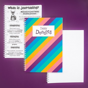 Daisy Doodles Kids Journal - Stripes