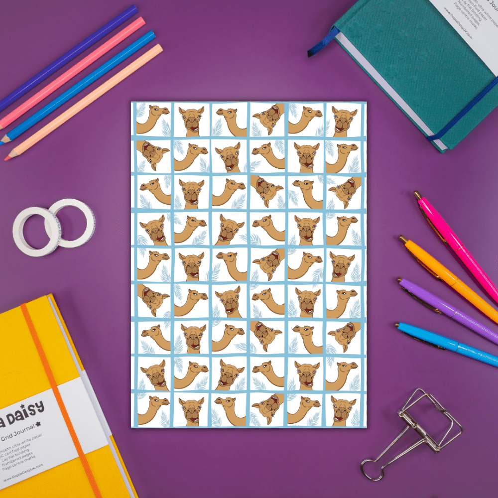 Hump Day - Patterned Paper Printables - Digital Download