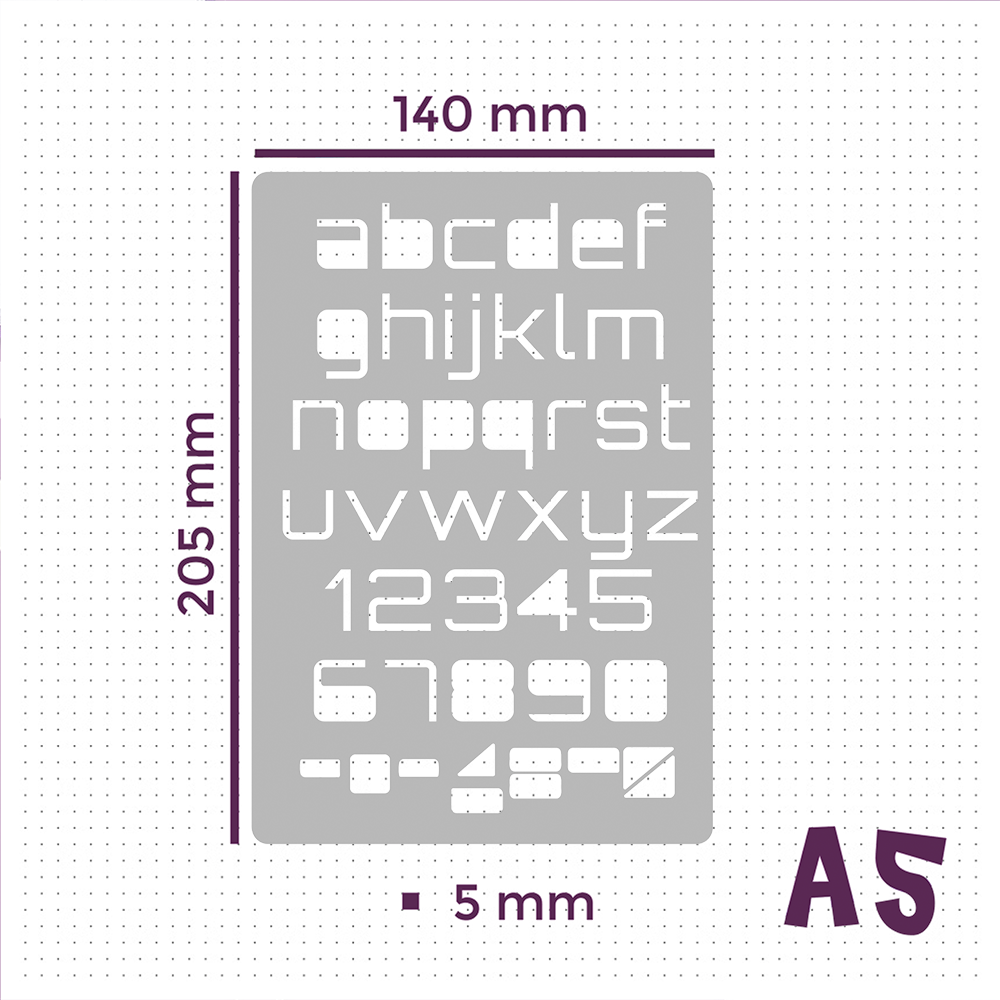 F45 Orbitron Lower - Font - SIZE 2