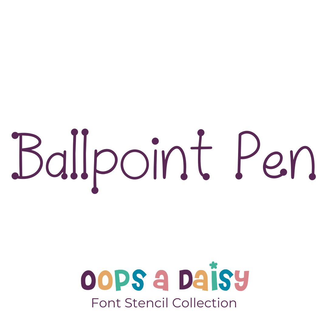 Ballpoint Pen Font