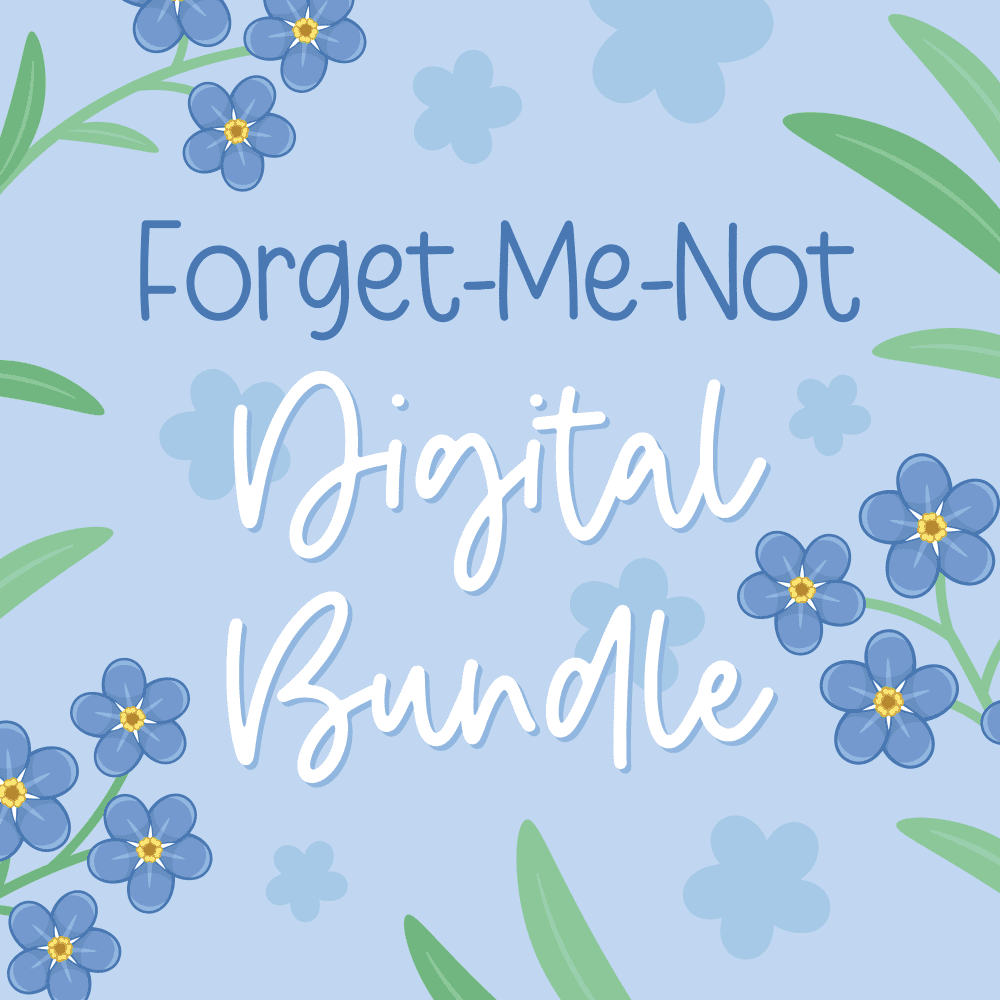 February 2024 - Forget-Me-Not Digital Bundle