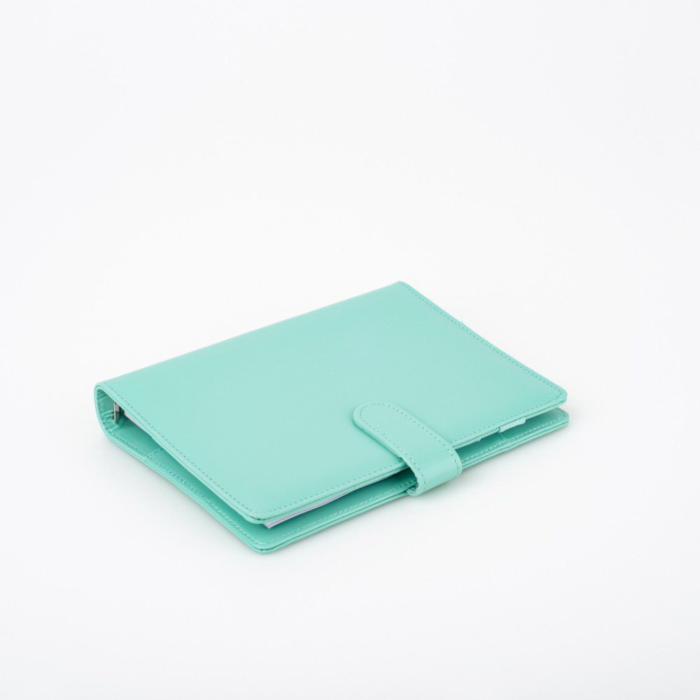 Hybrid Planner Vegan Leather Binder (A5) - Mint Green