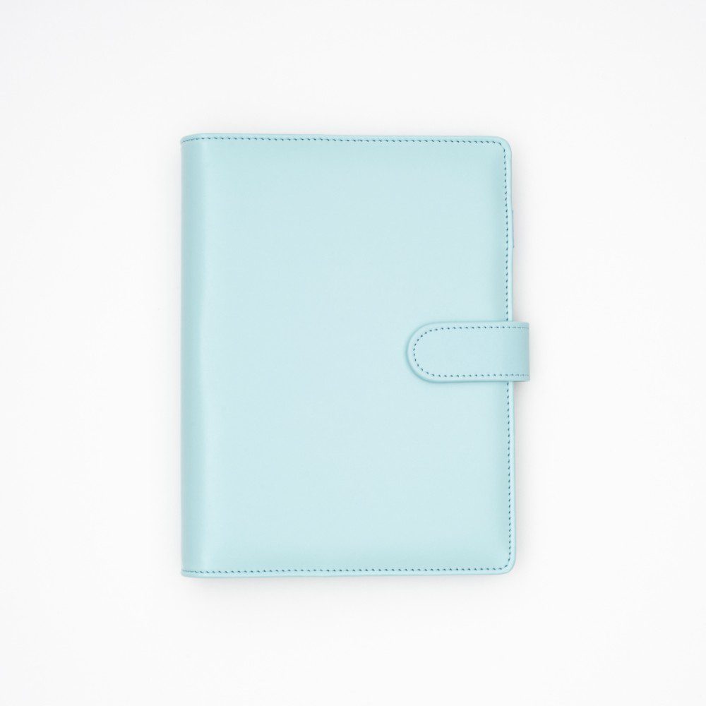 Hybrid Planner Vegan Leather Binder (A5) - Sky Blue