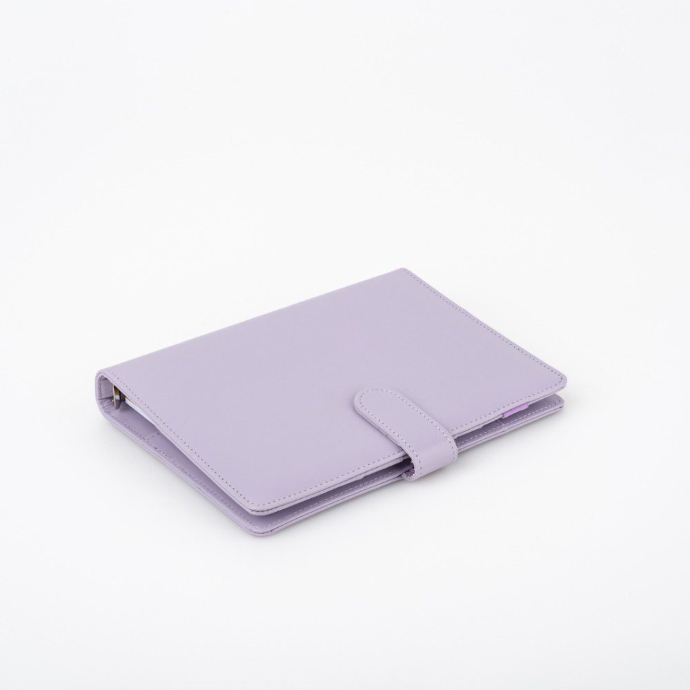 Hybrid Planner Vegan Leather Binder (A5) - Lilac