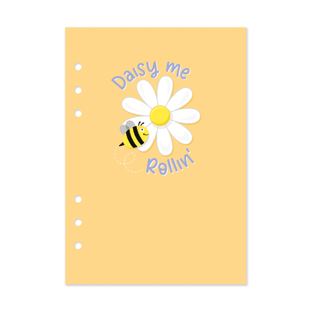 Daisy Me Rollin' - A5 Hybrid Planner Dashboard