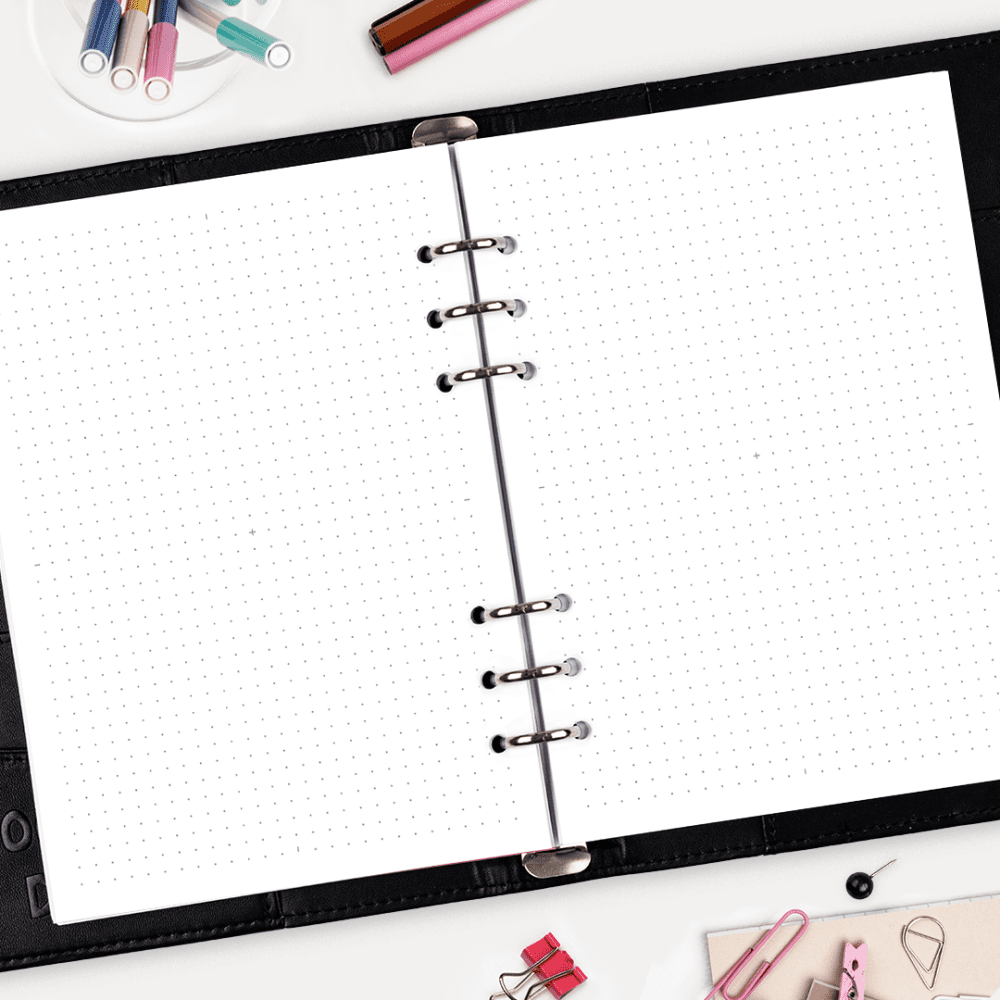 Dot Grid Pages (5mm) - A5 Hybrid Planner Inserts