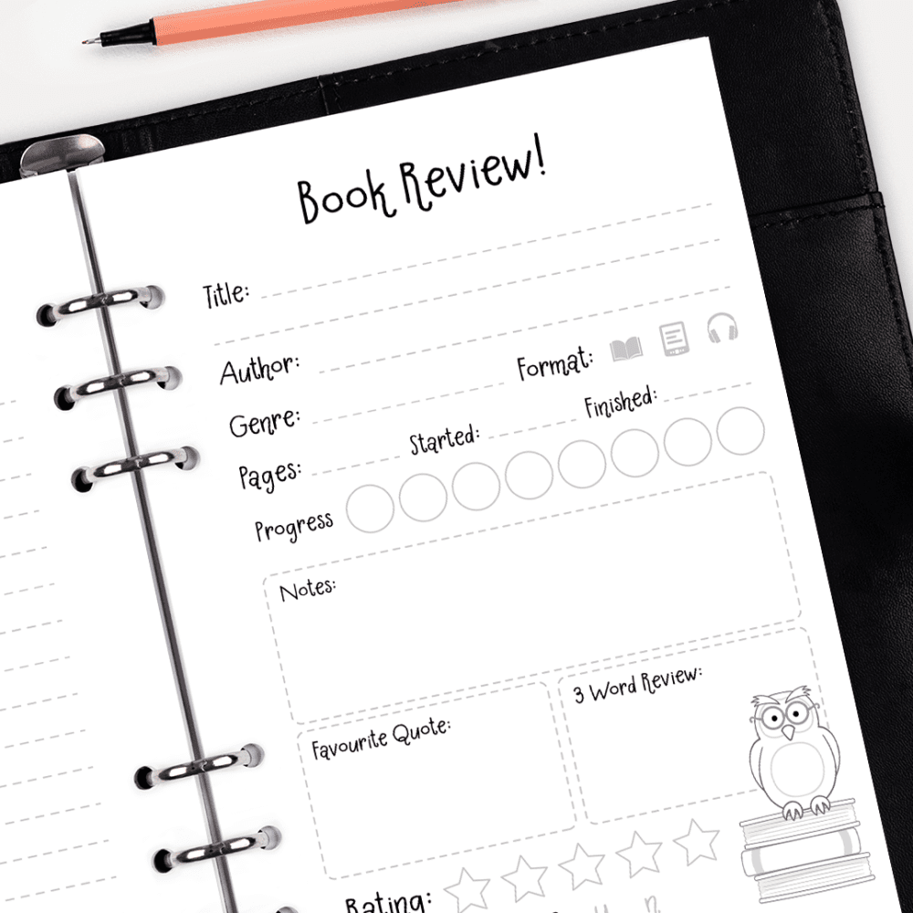 Book Review - A5 Hybrid Planner Inserts