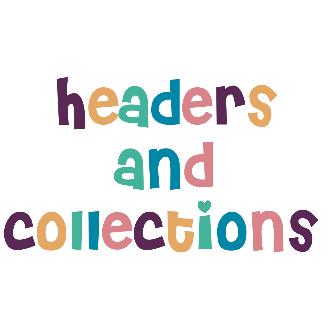Font headers and collections