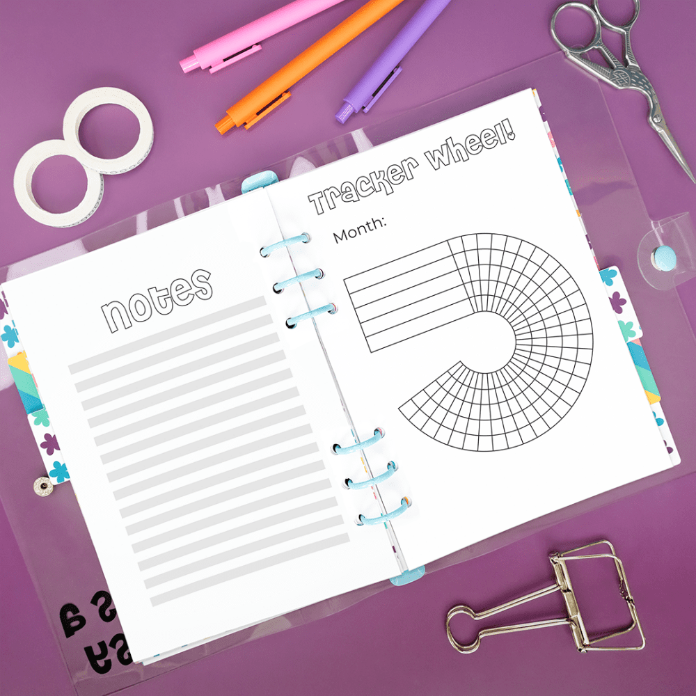 Habit Wheel - A5 Hybrid Planner Inserts