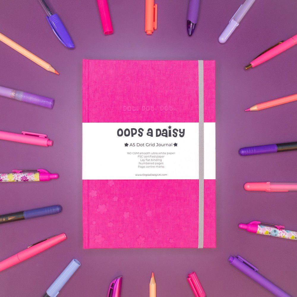 A5 Oops a Daisy Dot Grid Journal - THE STEPHANIE