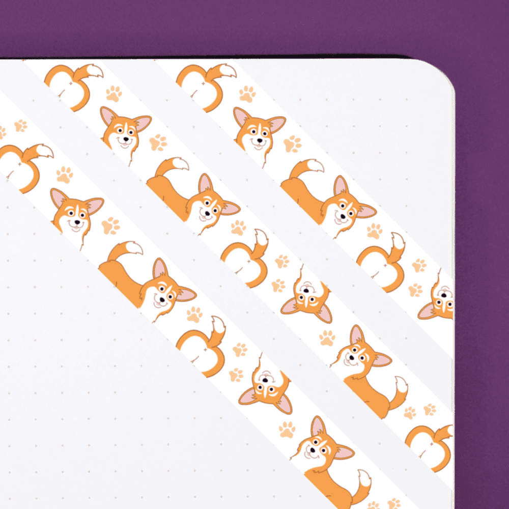 Jubilee Corgis Washi Tape - B