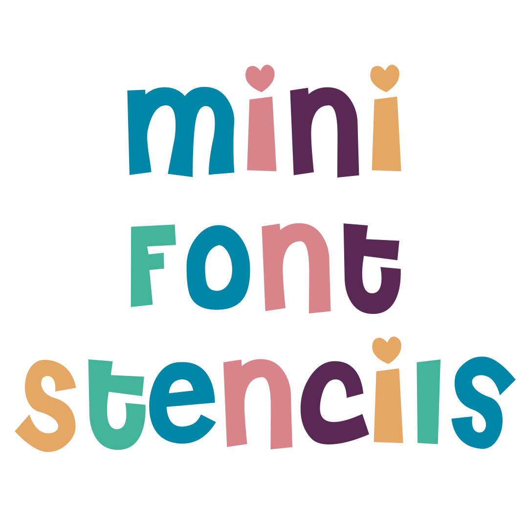 Mini Font Stencils