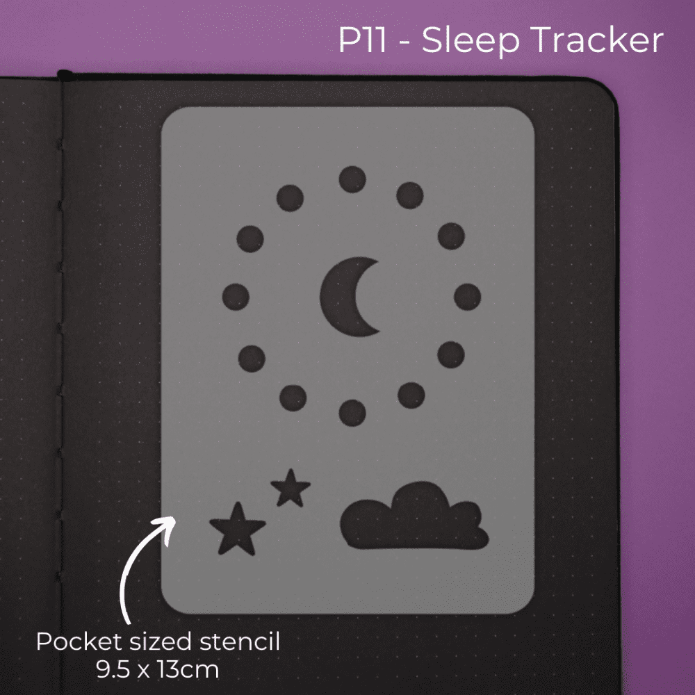 Sleep Tracker - Pocket Journal Stencil