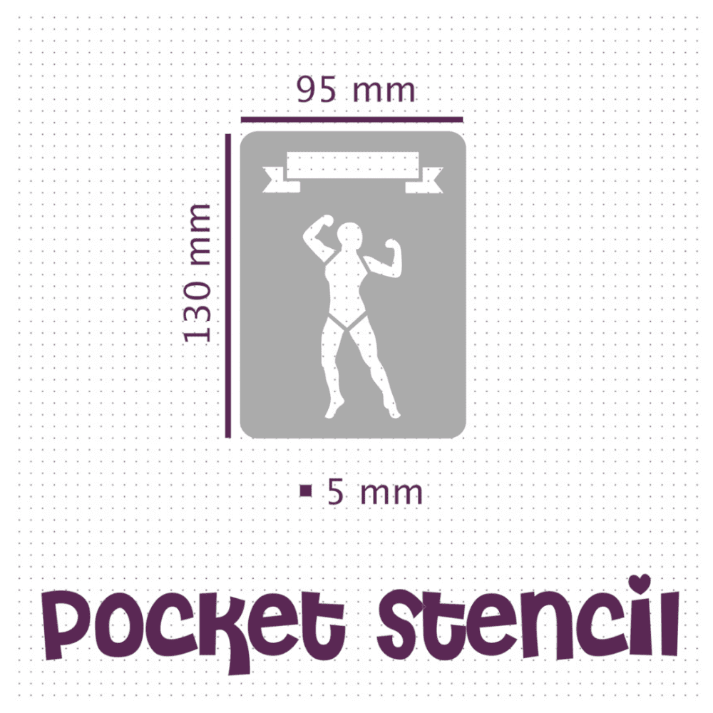 Body Measurements - Pocket Journal Stencil