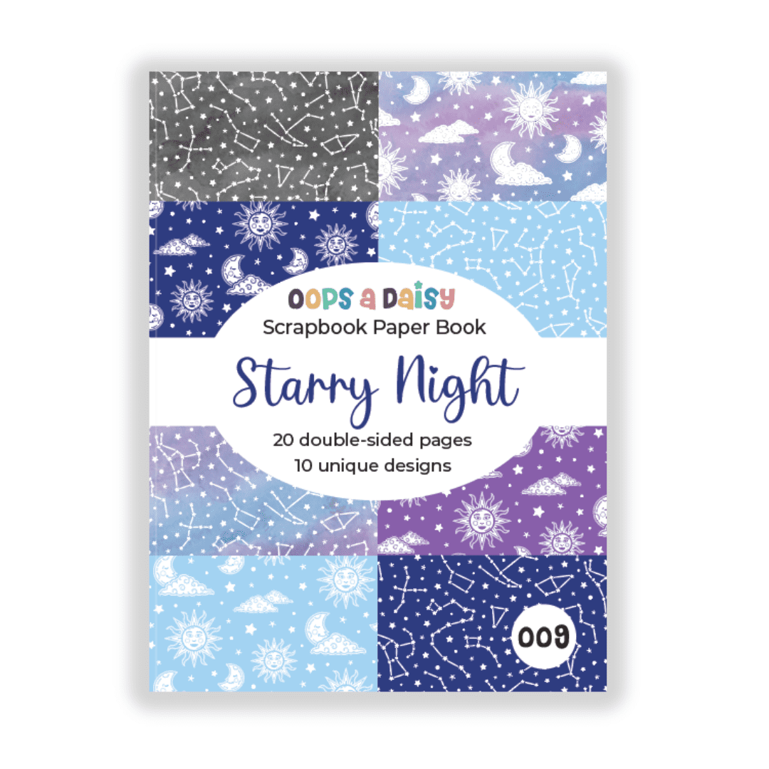 Starry Night - Scrapbook Paper Book (AMAZON)