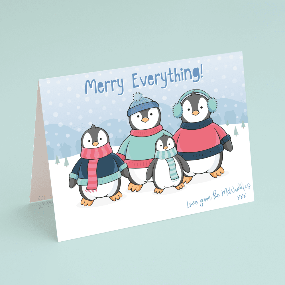 McWaddles Penguin Christmas Cards (Choice of 5 designs)