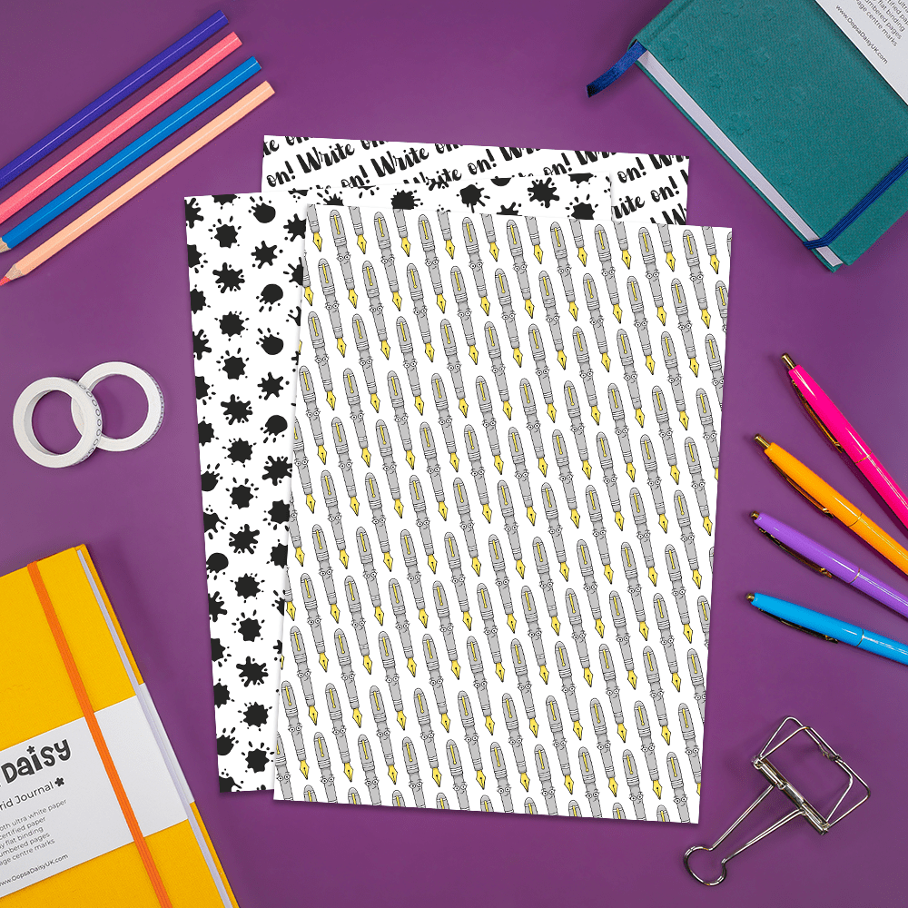 Hands off my Pen! - Patterned Printables - Digital Download