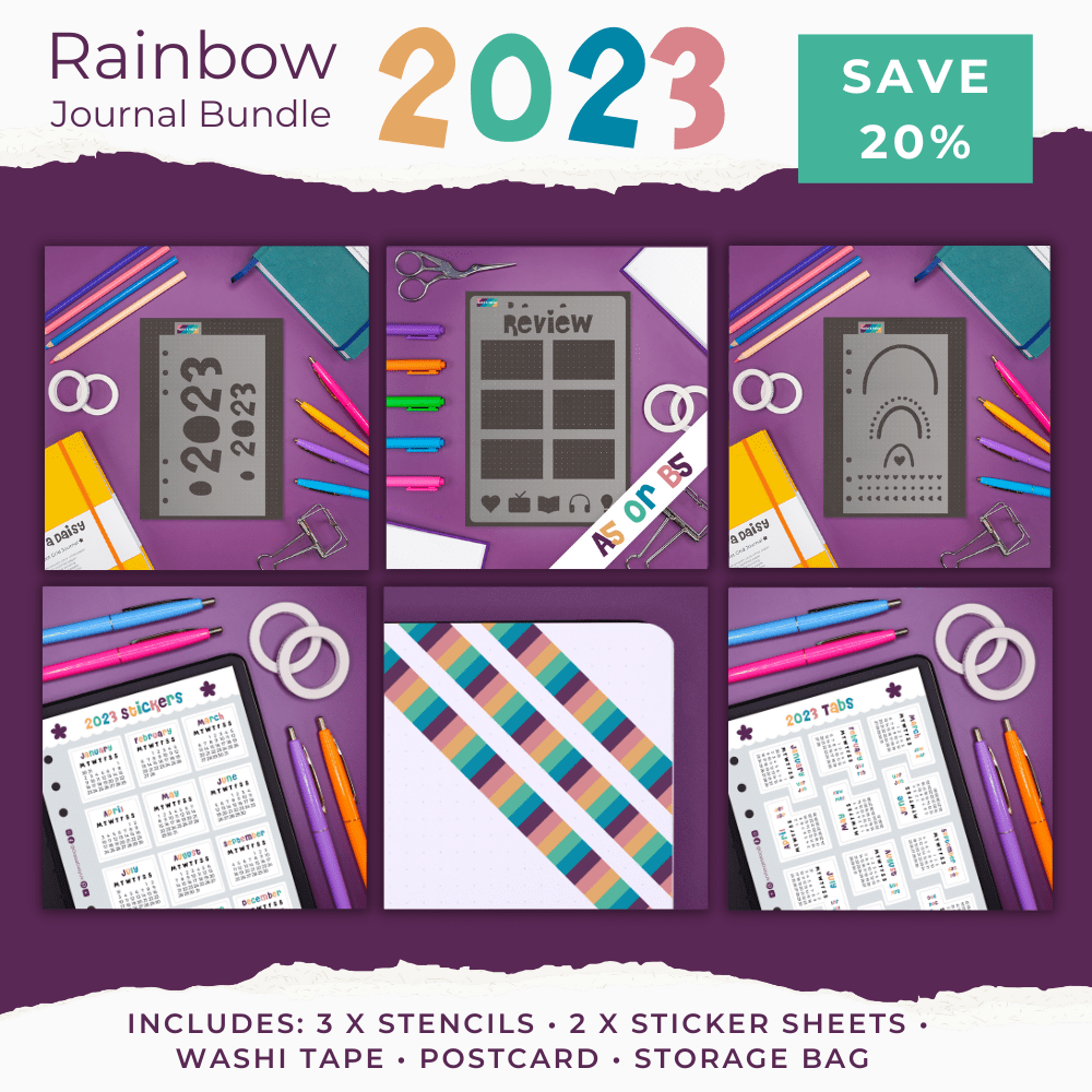 The Rainbow One - Rainbow Journaling Bundle