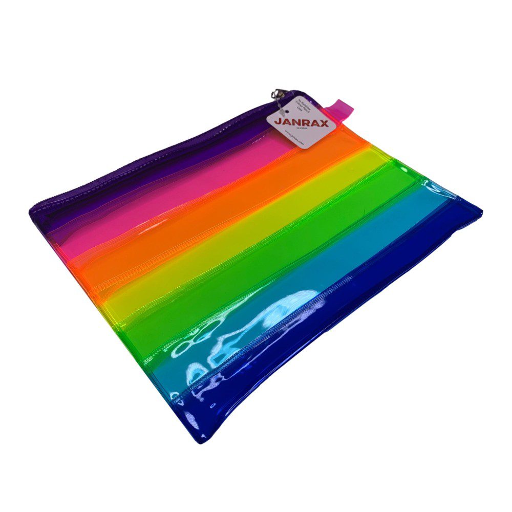 XX Rainbow Pencil Case