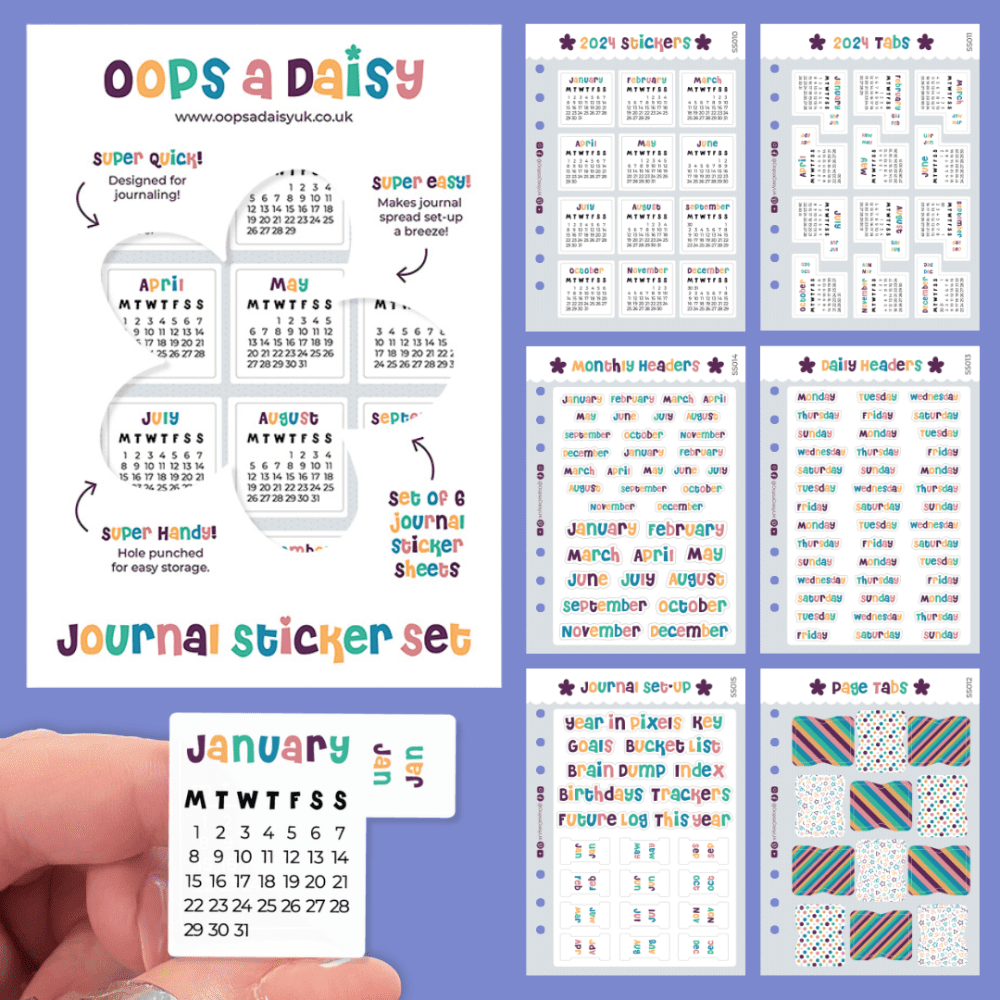 Every Day is Another Chance, Adult Stickers, Custom Die Cut Stickers, Cool  Stickers, Planner Stickers, Bullet Journal Calendar Stickers 