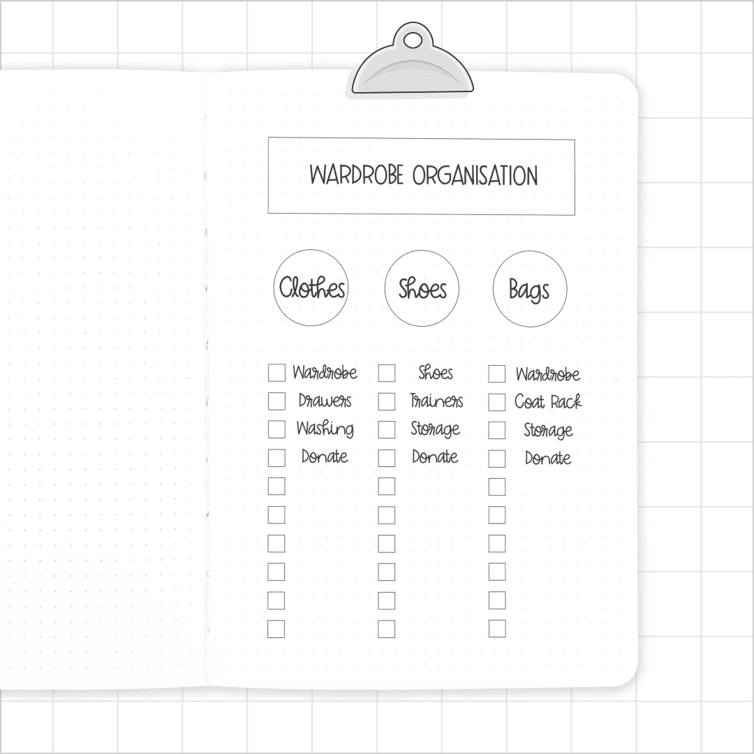 Break It Down - Super Easy Journal Stencil - A5 or B5