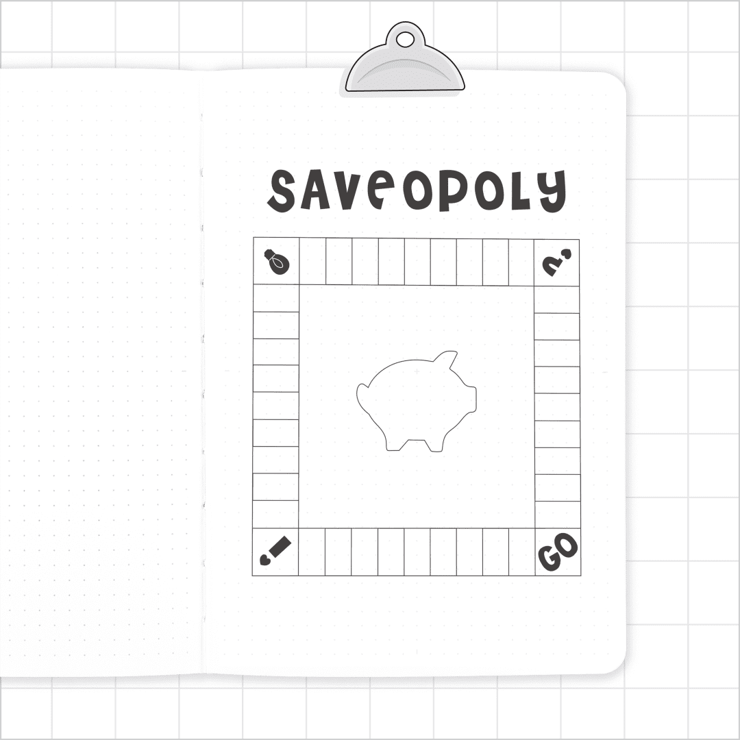 Saveopoly - Super Easy Journal Stencil - A5 or B5