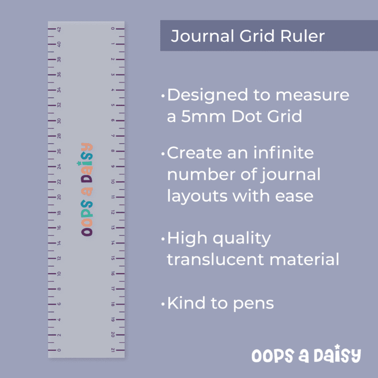 SMART Washi Tape Bundle - PLUS Bonus Journal Grid Ruler - Image 5