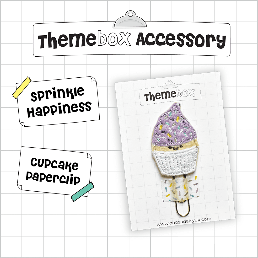 Sprinkle Happiness - Embroidered Journal Paper Clip *LIMITED STOCK*