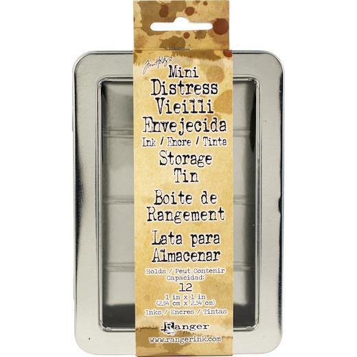 Tim Holtz Mini Ink Stencil Storage Tin