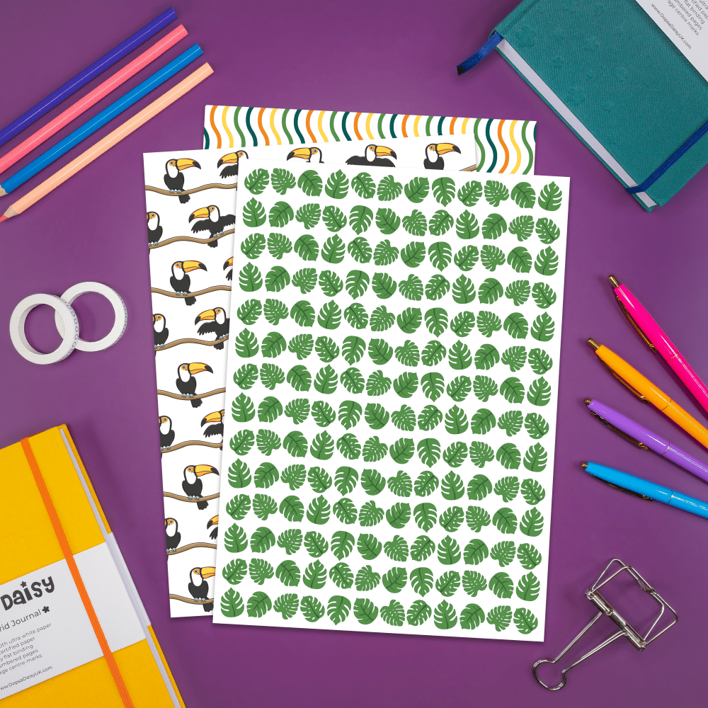 Toucan Do It - Patterned Printables - Digital Download