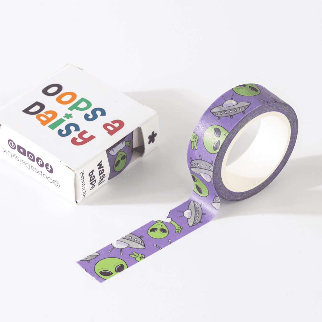 Little Green Man Washi Tape