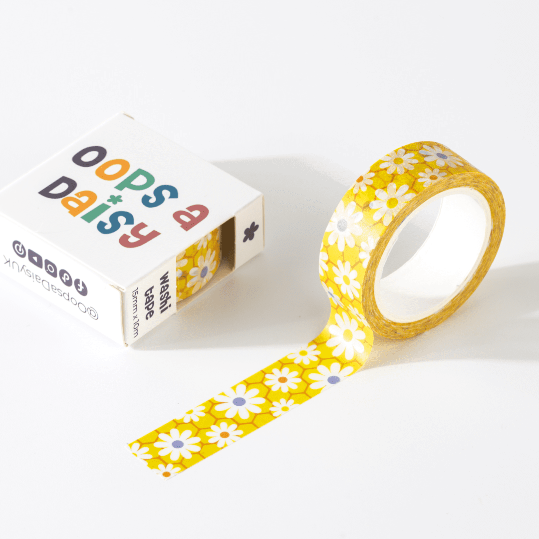 Daisy & Honeycomb - Washi Tape